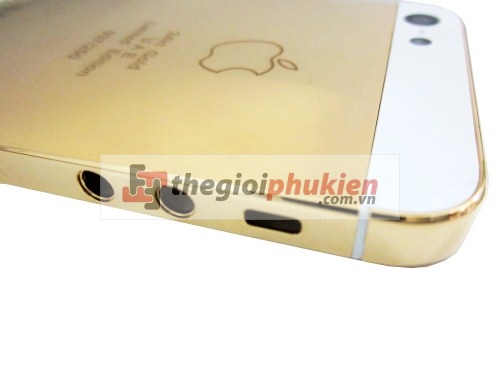 Vỏ iPhone 5 Gold 24K