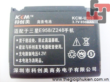 Pin DLC Samsung KCM U908