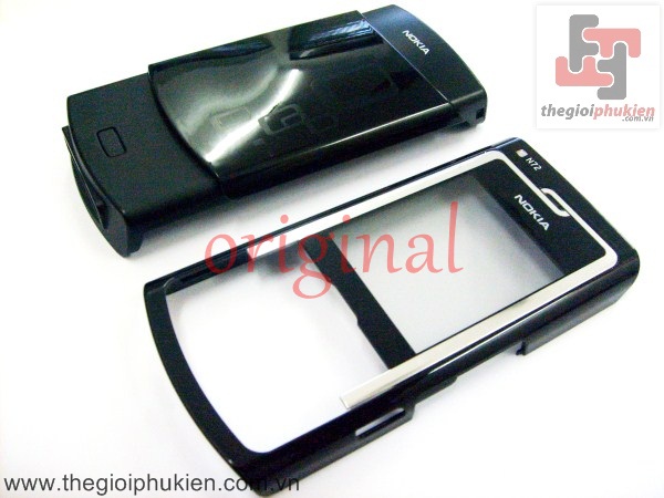 Vỏ Nokia N72 Black Original ( Full Bộ )
