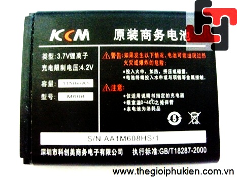 Pin DLC Samsung KCM M608