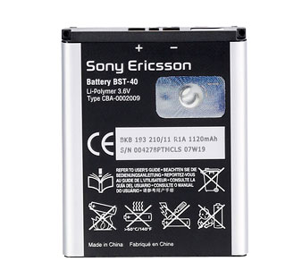 Pin Sony Ericsson BST-40