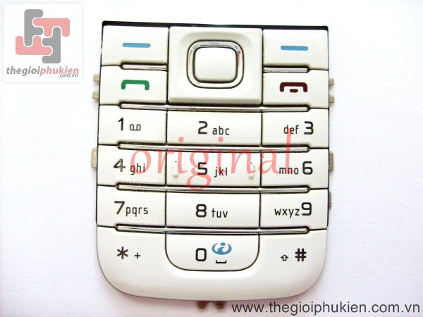 Phím Nokia 6233 Original white