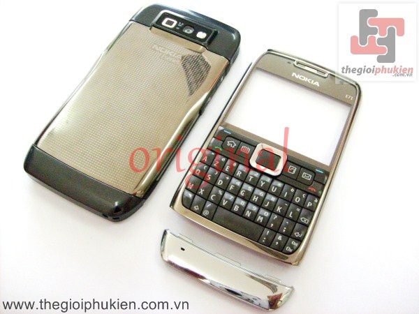 Vỏ Nokia E71 xám công ty Full bộ