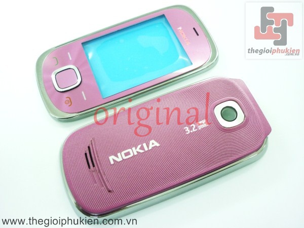 Vỏ Nokia 7230 pink Original