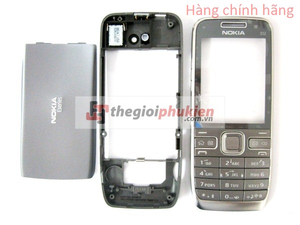 Vỏ Nokia E52 Xám Full bộ Công ty