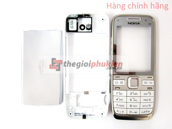 Vỏ Nokia E52 Trắng Full bộ Công ty