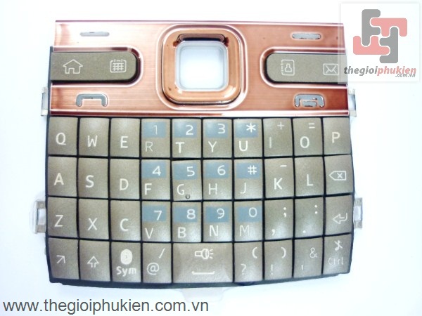 Phím Nokia E72 gold