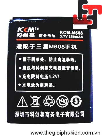 Pin DLC Samsung KCM M608