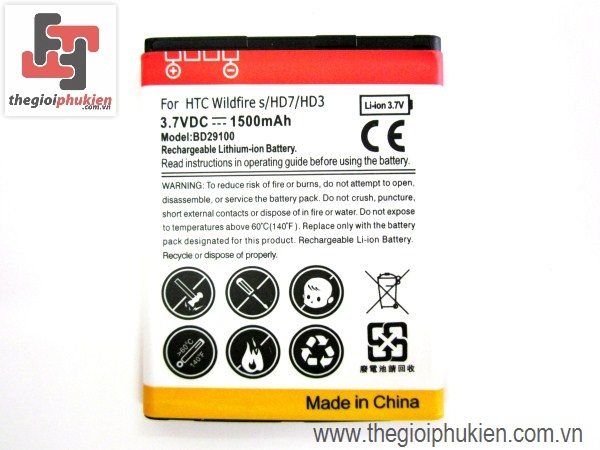 Pin  HTC  Wildfire S A510e - G13